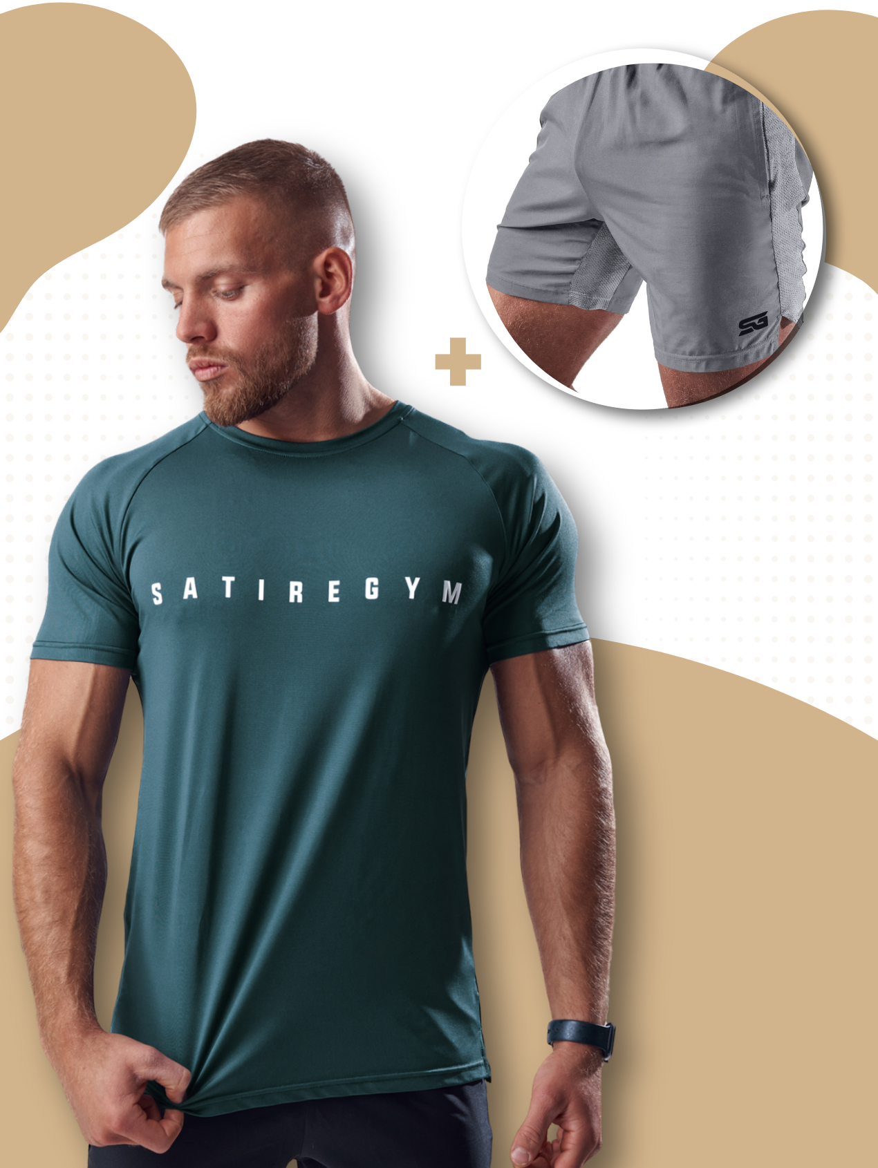 SG - V2 (Petrol) + SG-Shorts (Grau)