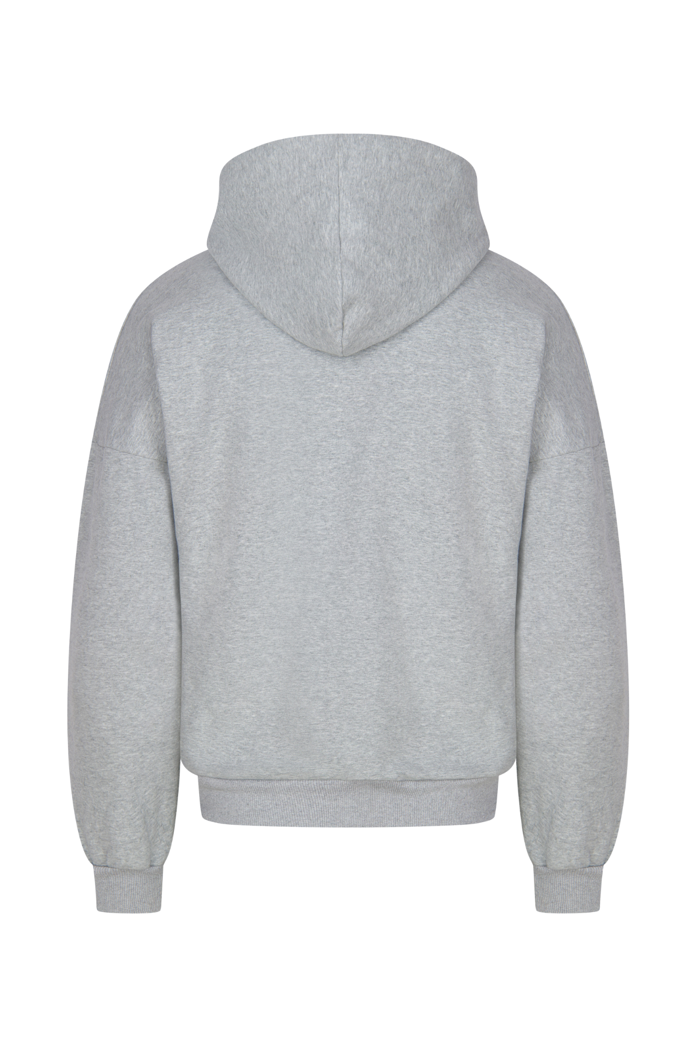 Oversize Hoodie Baumwolle - Hellgrau 340gsm