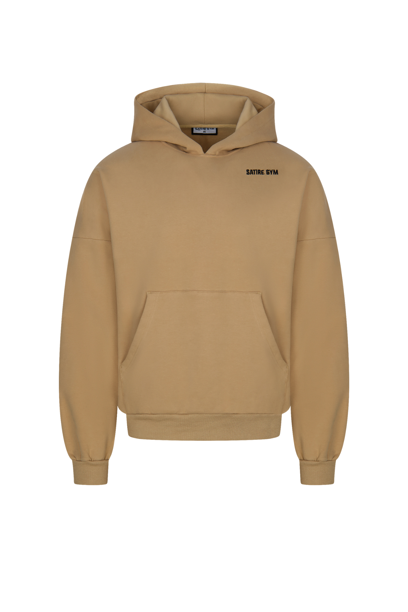 Oversize Hoodie Baumwolle - Sandfarben 340gsm