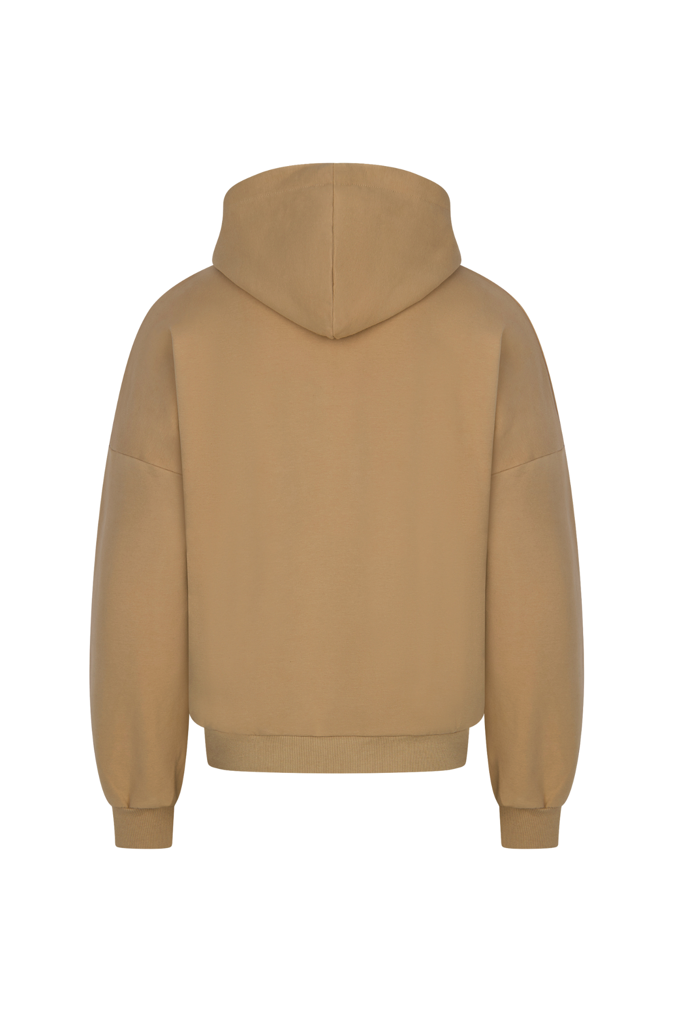 Oversize Hoodie Baumwolle - Sandfarben 340gsm