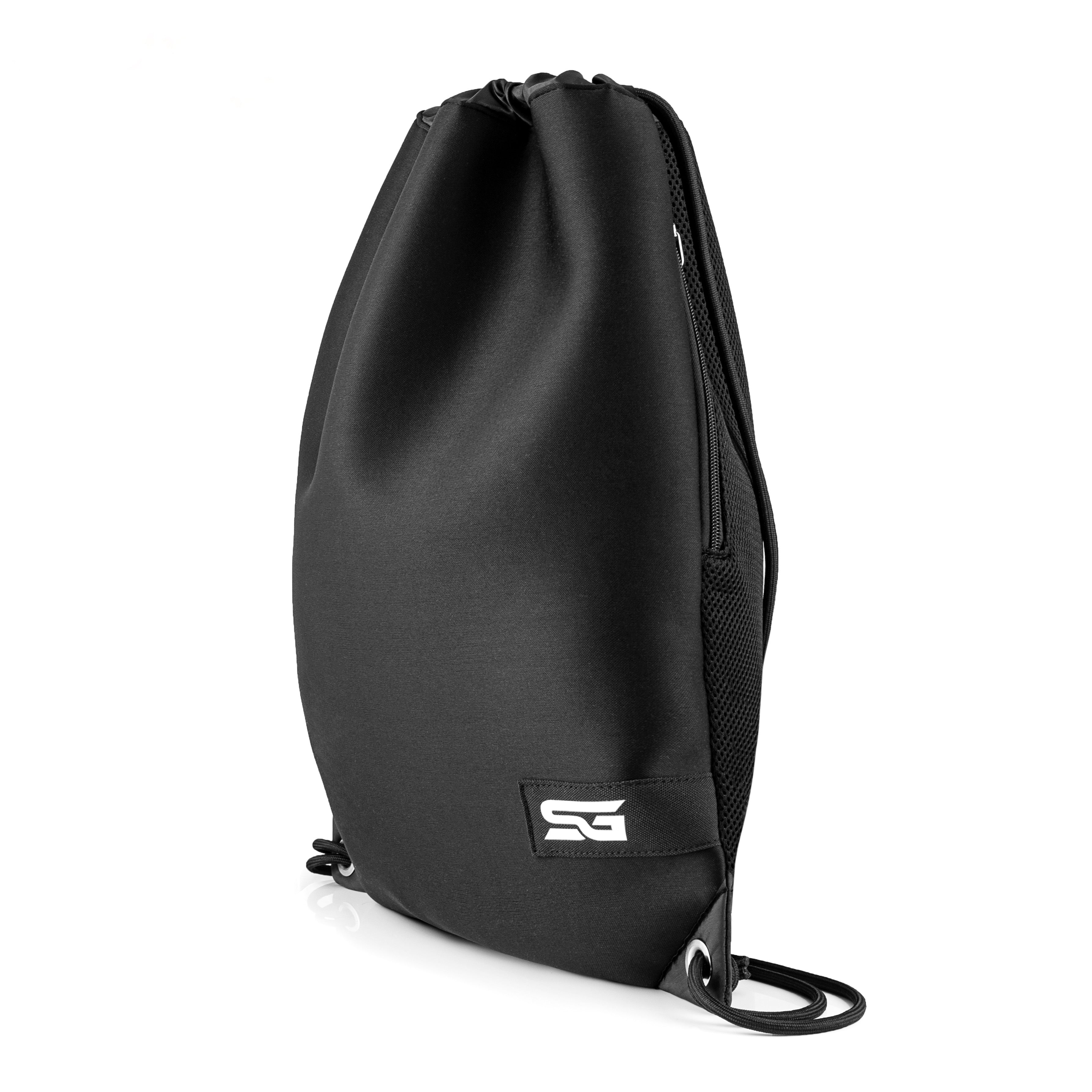LIVACASA Turnbeutel Mit Reißverschluß Innentasche Sportbeutel Hipster Gym Bag Gefüttert Rucksack Mit Verstellbar Tunnelzug Turnsack Gymsack Für Damen Herren Viollet