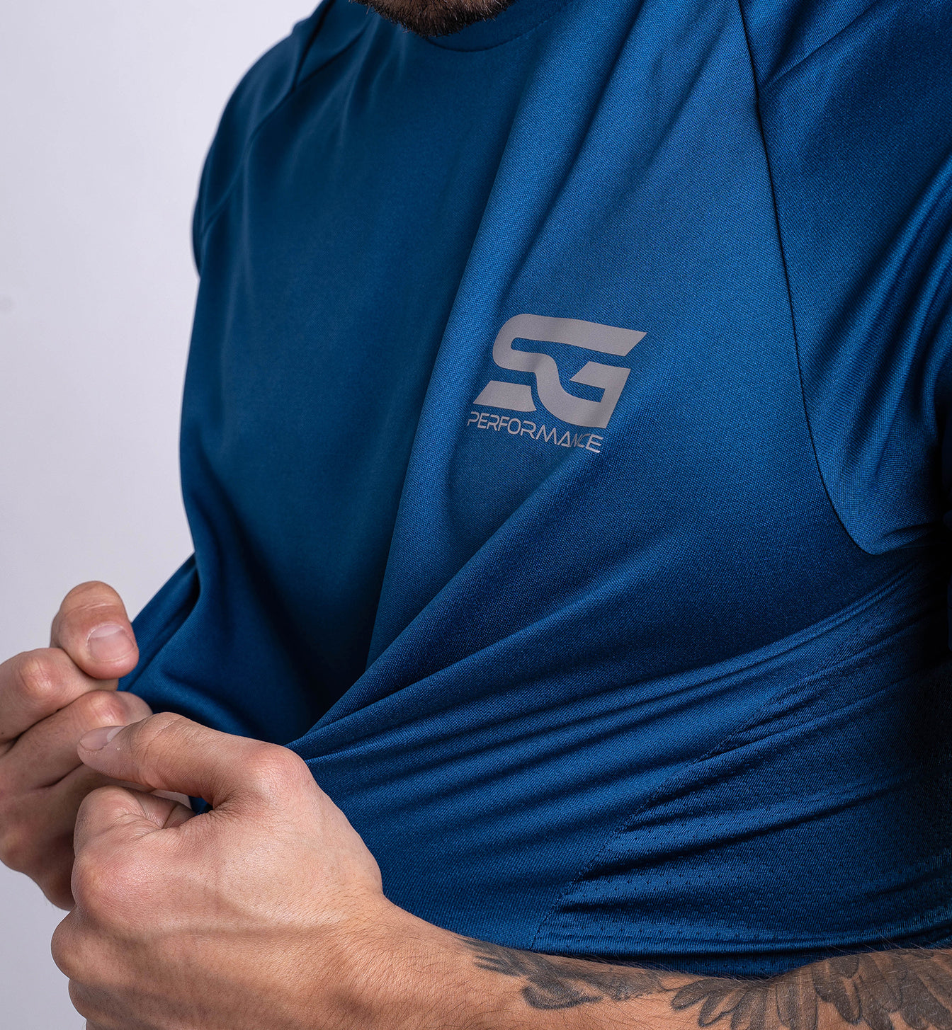 SG - X-Cuse (Blau) + SG-Shorts (Grau)