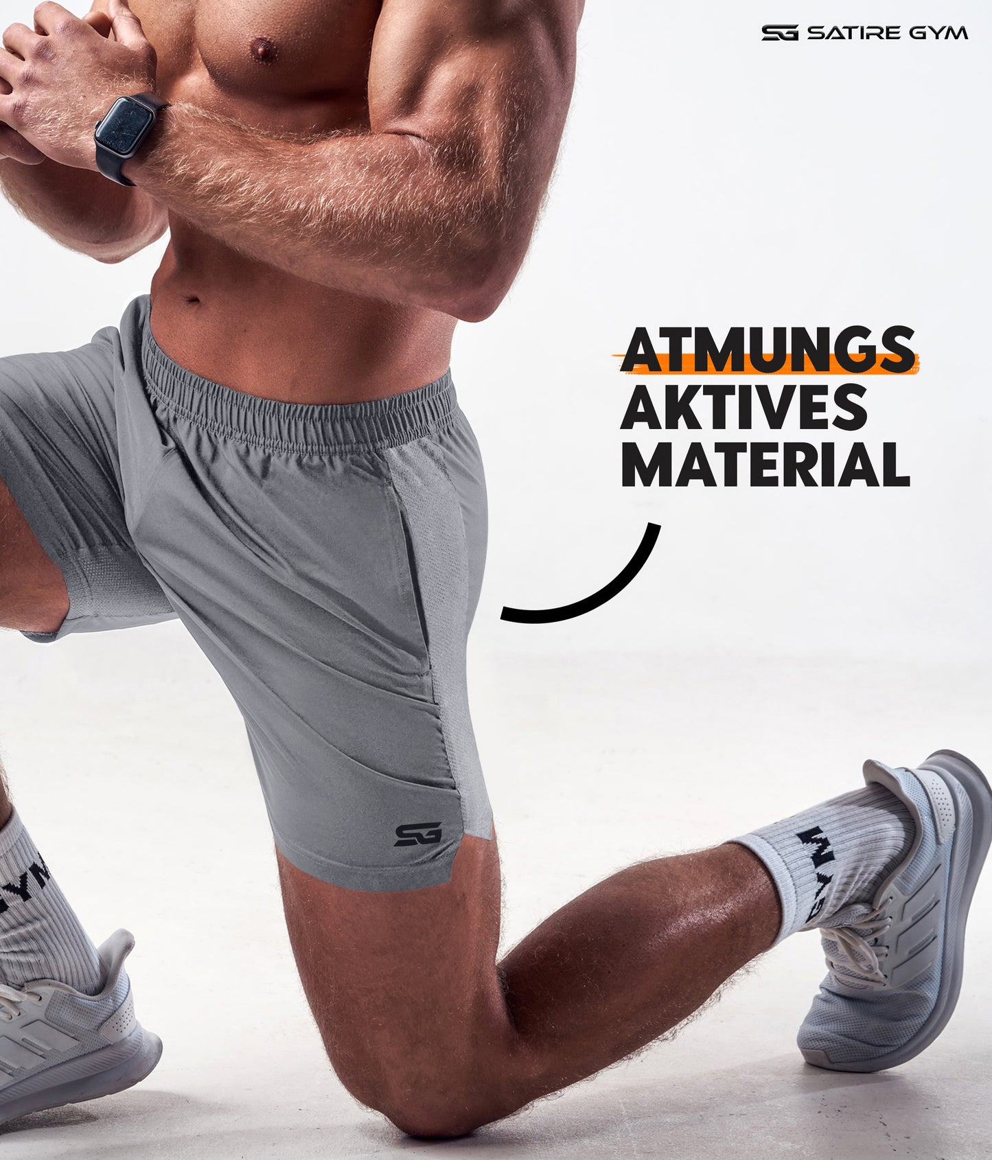 SPORT Shorts - Hellgrau