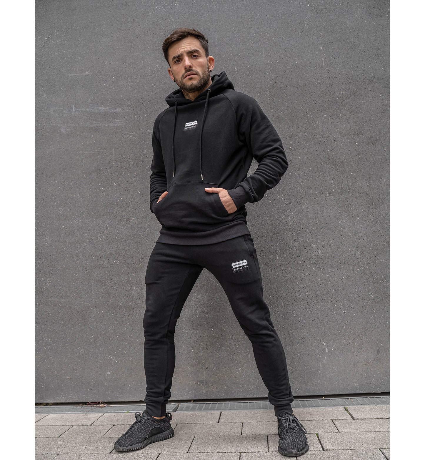 Hoodie aus Baumwolle - Patch