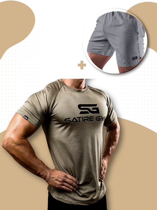 SG - V1 (Khaki) + SG-Shorts (Grau)