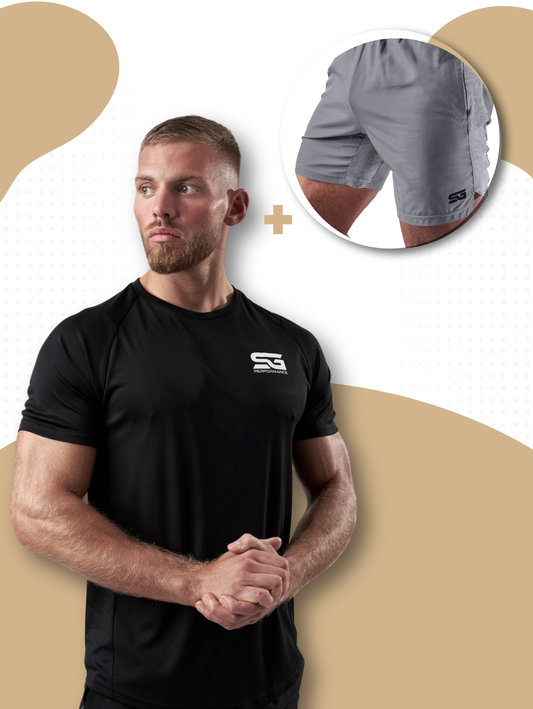 SG - X-Cuse (Schwarz) + SG-Shorts (Grau)