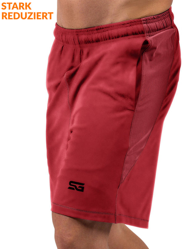 Satire Gym Sportshorts voor heren met zakken, sportshorts voor heren als hardloopbroek (hardlopen, bodybuilding, fitness), Zand, M Satire Gym Sportshorts voor heren met zakken, sportshorts voor heren als hardloopbroek (hardlopen, bodybuilding, fitness), Zand, M