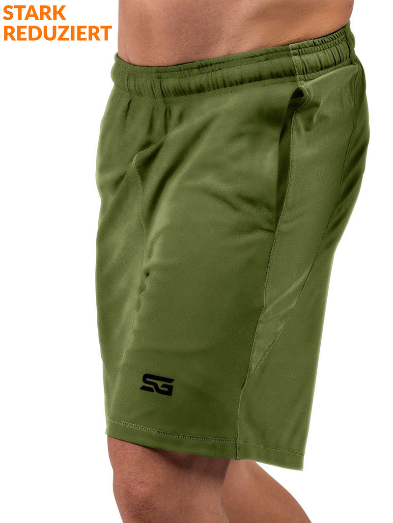 LOOSE FIT Shorts - Olivgrün