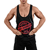 100% GESPRITZT schwarz Stringer - Satire Gym Fitness T-Shirt Gym wear 