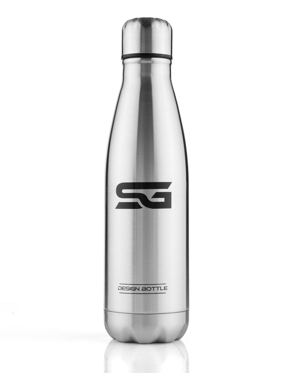Design Wasserflasche aus Edelstahl
