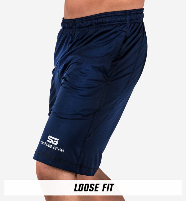 LOOSE FIT Shorts - Navy blau